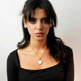 Colorful Life Pendant Necklace, Sterling Silver, Gold Vermeil, Mother of Pearl